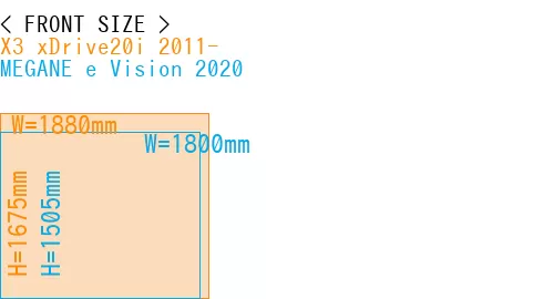 #X3 xDrive20i 2011- + MEGANE e Vision 2020